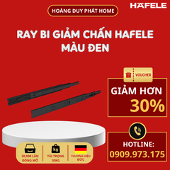 Ray bi giảm chấn màu đen 500mm Häfele 494.02.075
