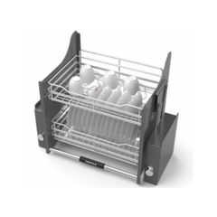 Giá bát nâng hạ Hafele 600mm dạng lưới tròn 504.76.009