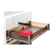 Rổ kéo bằng kính Häfele 600mm màu nâu 807.95.171