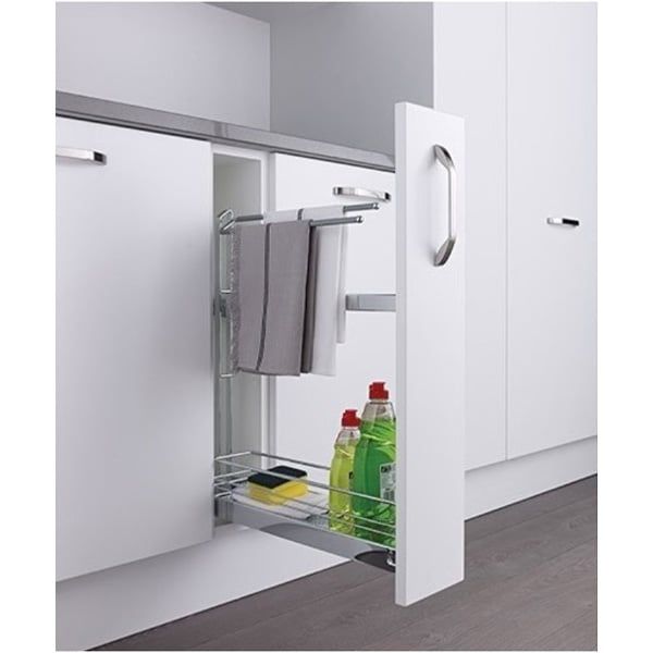 Rổ kéo có thanh treo khăn Kessebohmer 150mm 545.61.063