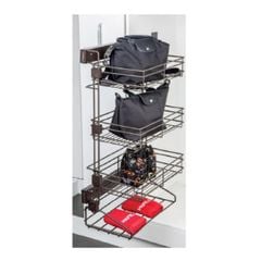 Rổ kéo đa năng Häfele màu nâu mở trái 807.95.180