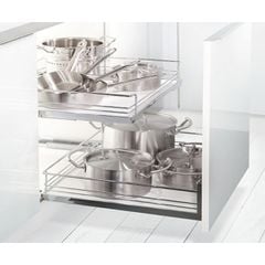 Rổ kéo để xoong nồi gắn cánh tủ Kessebohmer 400mm 540.24.503