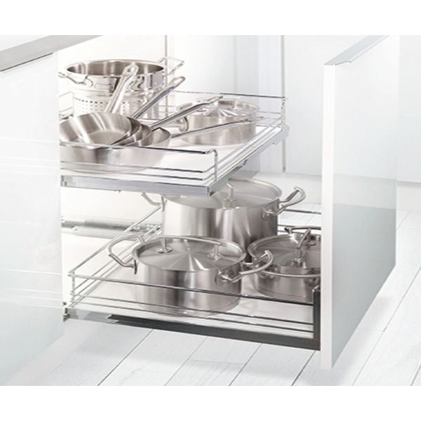 Rổ kéo để xoong nồi gắn cánh tủ Kessebohmer 450mm 540.24.504