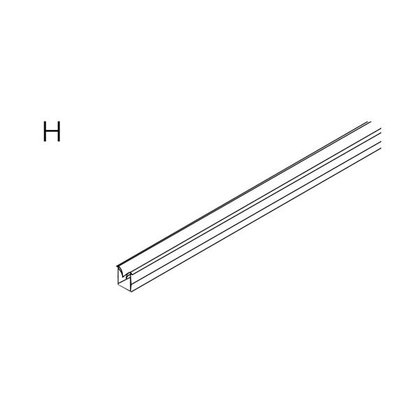 Ron cửa kính cho kính dày 8mm 403.79.960
