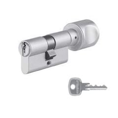 Ruột khóa 1 đầu chìa, 1 đầu vặn, chìa chủ_EM Hafele 916.96.312