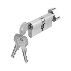 Ruột khóa Hafele 1 đầu chìa, 1 đầu vặn oval dài 66mm 916.63.621