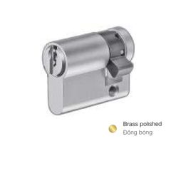 Ruột khóa một đầu chìa màu đồng bóng dài 45.5mm 916.00.653