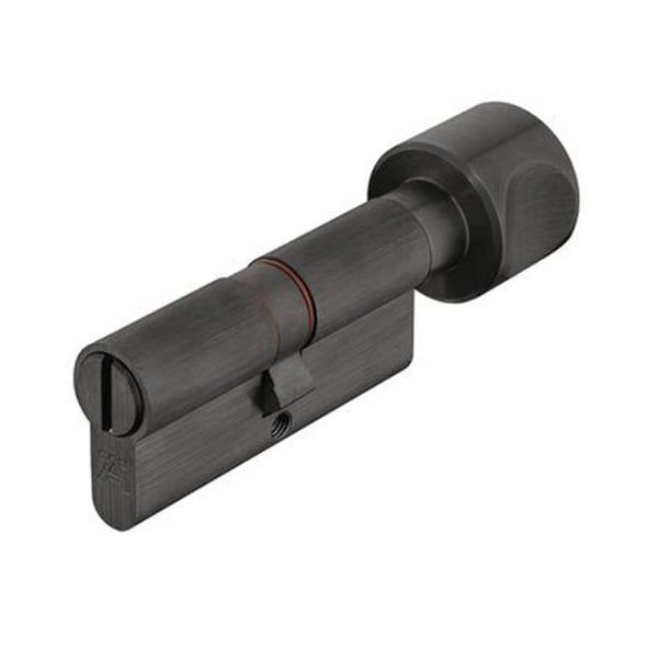 Ruột khóa Hafele màu đen dùng cho cửa WC dài 81mm 916.08.466