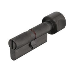 Ruột khóa Hafele màu đen dùng cho cửa WC dài 71mm 916.08.465