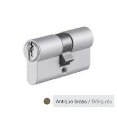 Ruột khóa Hafele 2 đầu chìa màu đồng rêu 101mm 916.08.478