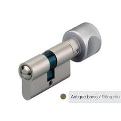 Ruột khóa Hafele màu đồng rêu dùng cho cửa WC dài 81mm 916.08.326
