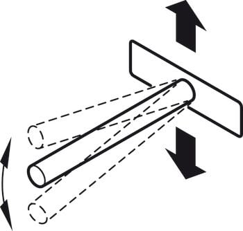 Chốt đỡ kệ âm gắn tường 100mm 283.33.931
