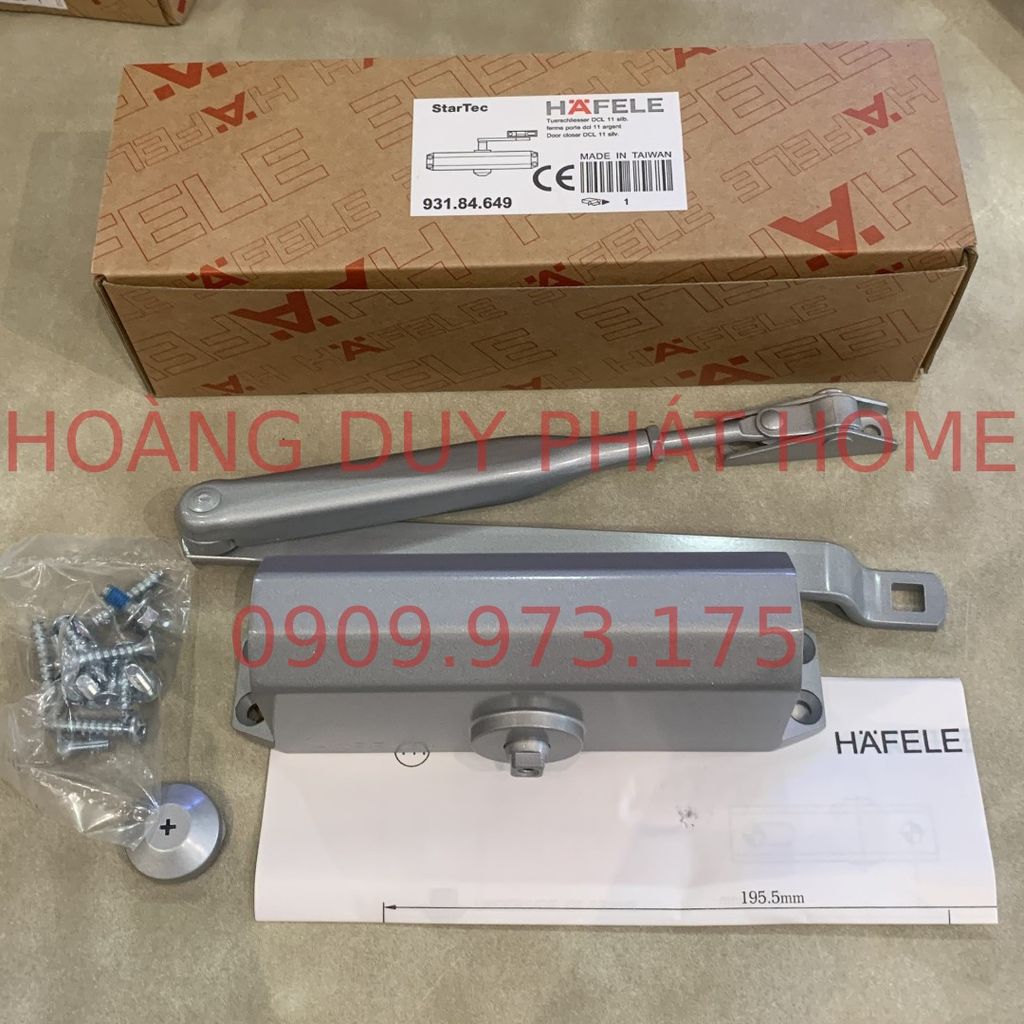 Cùi chỏ hơi Hafele không dừng 60kg 931.84.649