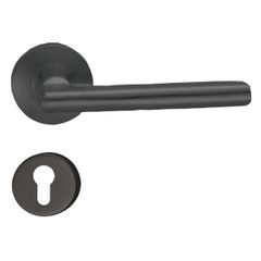 Tay nắm gạt có nắp che màu đen mờ Inox 304 Hafele 903.99.789