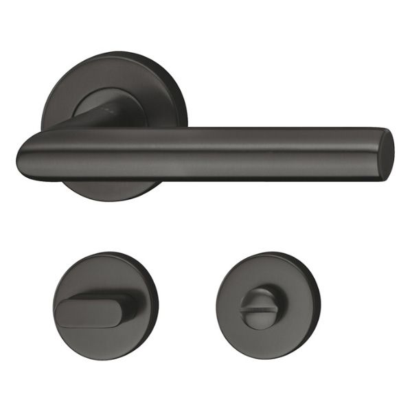 Tay nắm gạt cho cửa vệ sinh màu đen mờ PVD Hafele 903.93.559