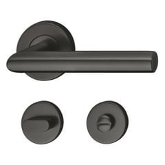 Tay nắm gạt cho cửa vệ sinh màu đen mờ PVD Hafele 903.93.559