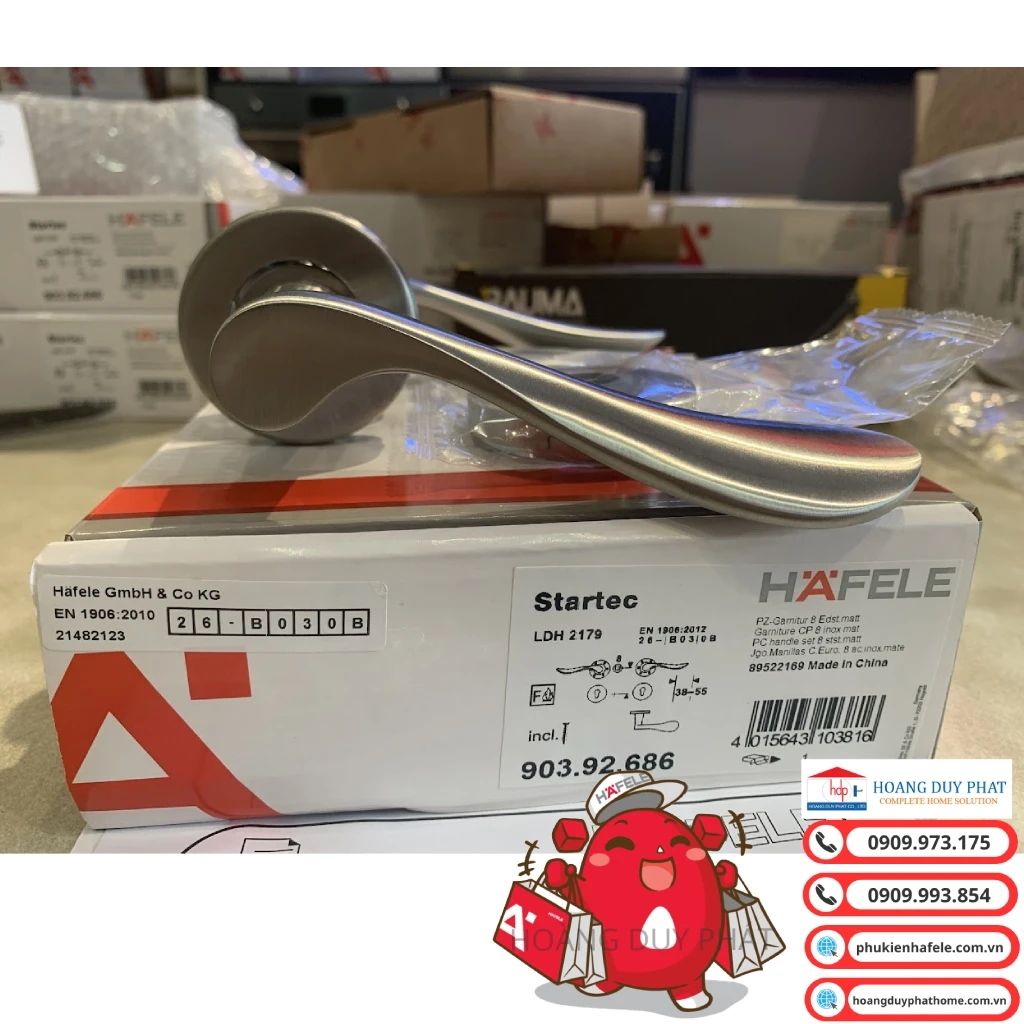 Tay nắm cửa Hafele 903.92.686