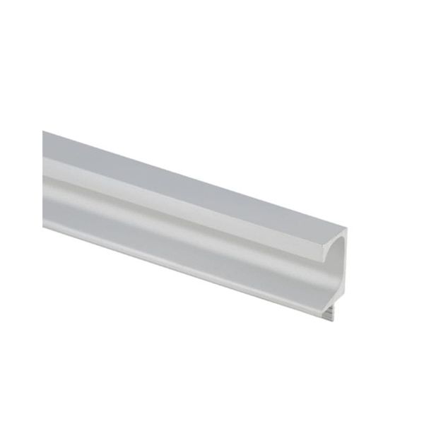 Tay nắm dạng thanh nhôm mạ màu bạc Hafele 126.27.905