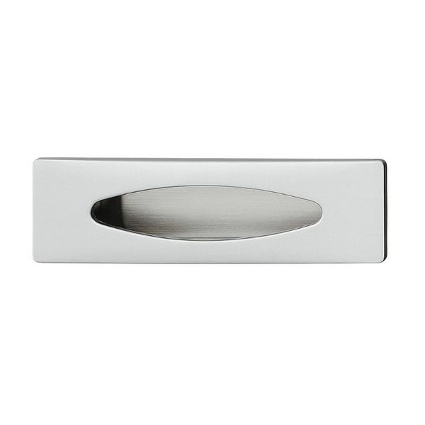 Tay nắm âm Hafele chrome mờ 151.74.402
