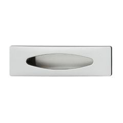 Tay nắm âm Hafele chrome mờ 151.74.402