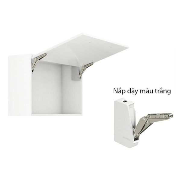 Tay nâng 1 cánh Hafele FREE FLAP 3.15 màu trắng F 493.05.852