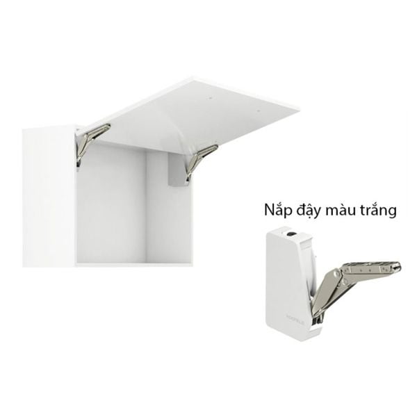 Tay nâng 1 cánh Hafele FREE FLAP 1.7 màu trắng A 493.05.820