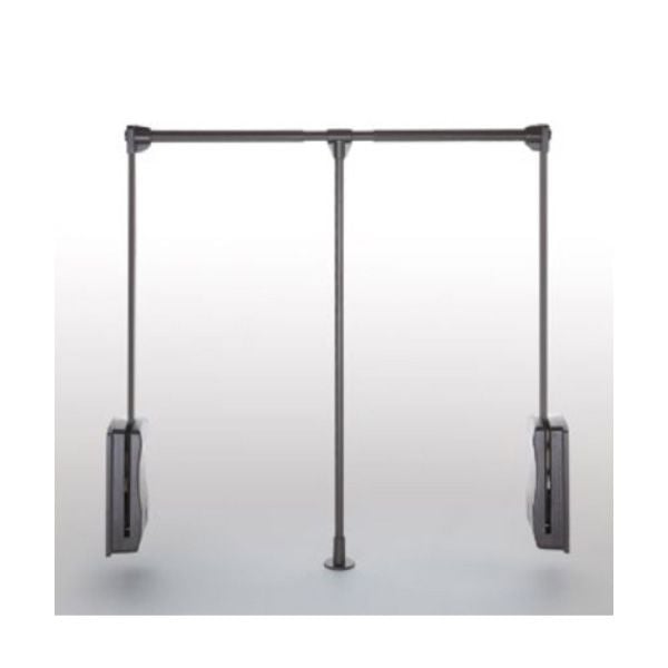 Tay nâng móc áo Hafele 650-920mm màu nâu 805.11.153