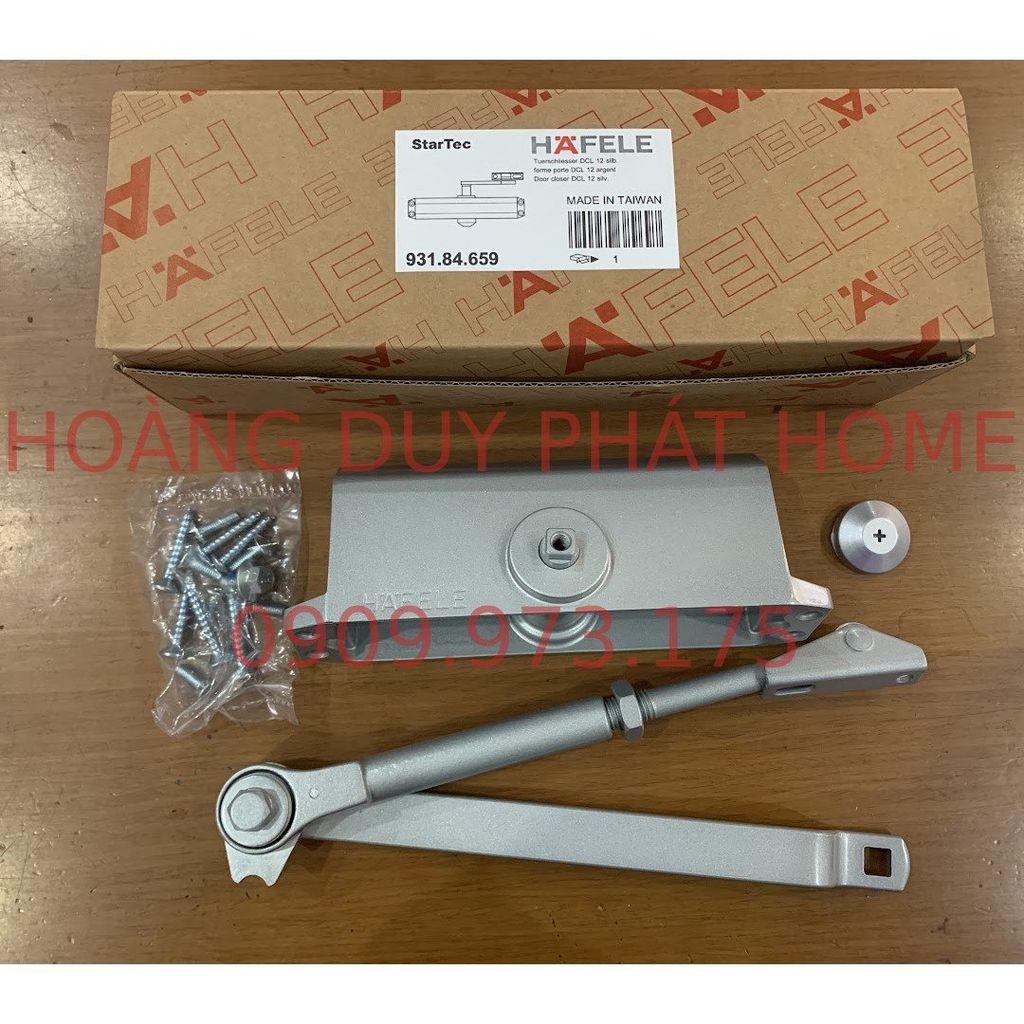 Cùi chỏ hơi Hafele có dừng 60kg 931.84.659