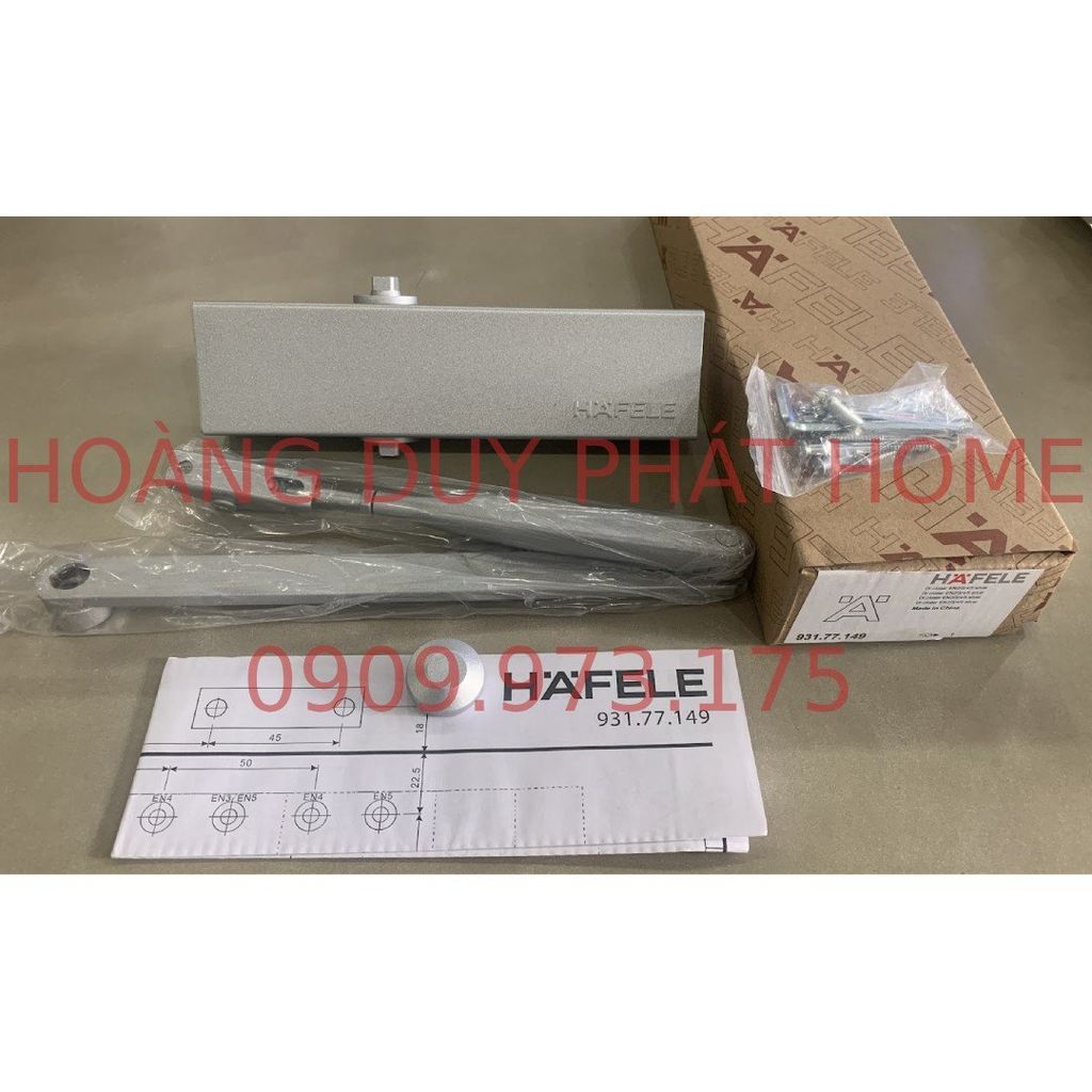 Cùi chỏ hơi Hafele 100kg không dừng 931.77.149