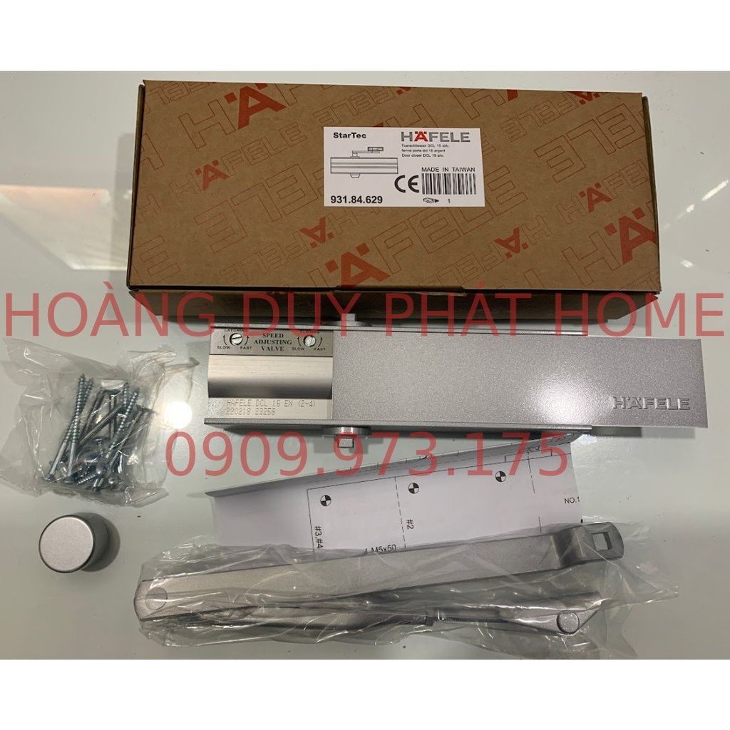 Cùi chỏ hơi Hafele không dừng 80kg 931.84.629