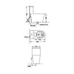 Bồn cầu một khối Hafele 588.79.407