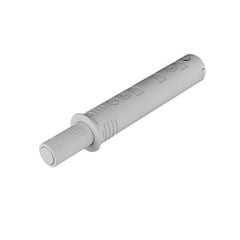 Nêm nhấn mở Hafele - Màu xám - Loại ngắn - Đầu cao su 356.12.513