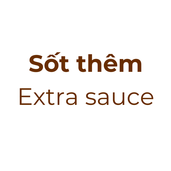Topping CoCo - Sốt thêm (Extra Sauce)
