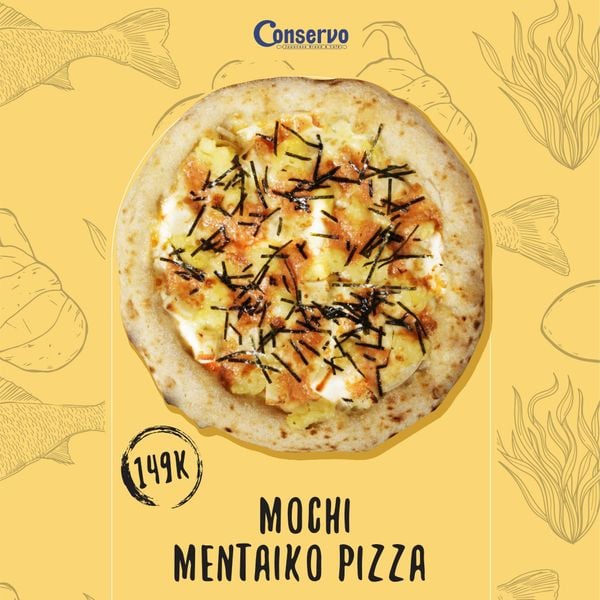 Mochi Mentaiko Pizza
