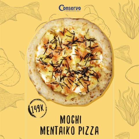  Mochi Mentaiko Pizza 