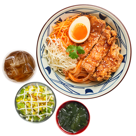  Combo Udon Gà Teriyaki Sốt Cay (Combo Chicken Teriyaki & Sweet Chili Udon) 