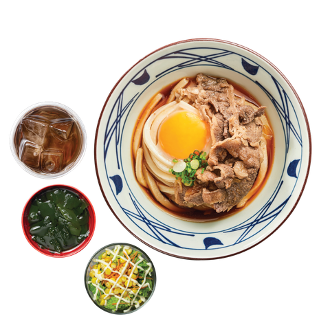  Combo Udon Bò Trứng Bukkake (Combo Beef Ontama Bukkake Udon) 