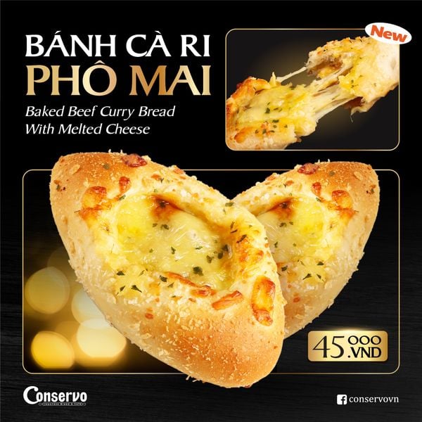 Bánh Cà Ri Phô Mai (Baked Beef Curry Bread With Melted Cheese)