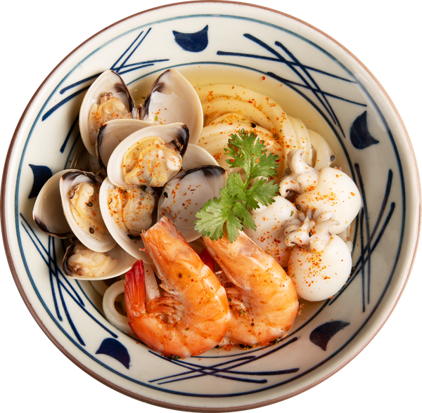 Udon Hải Sản Cay (Spicy Seafood Udon)