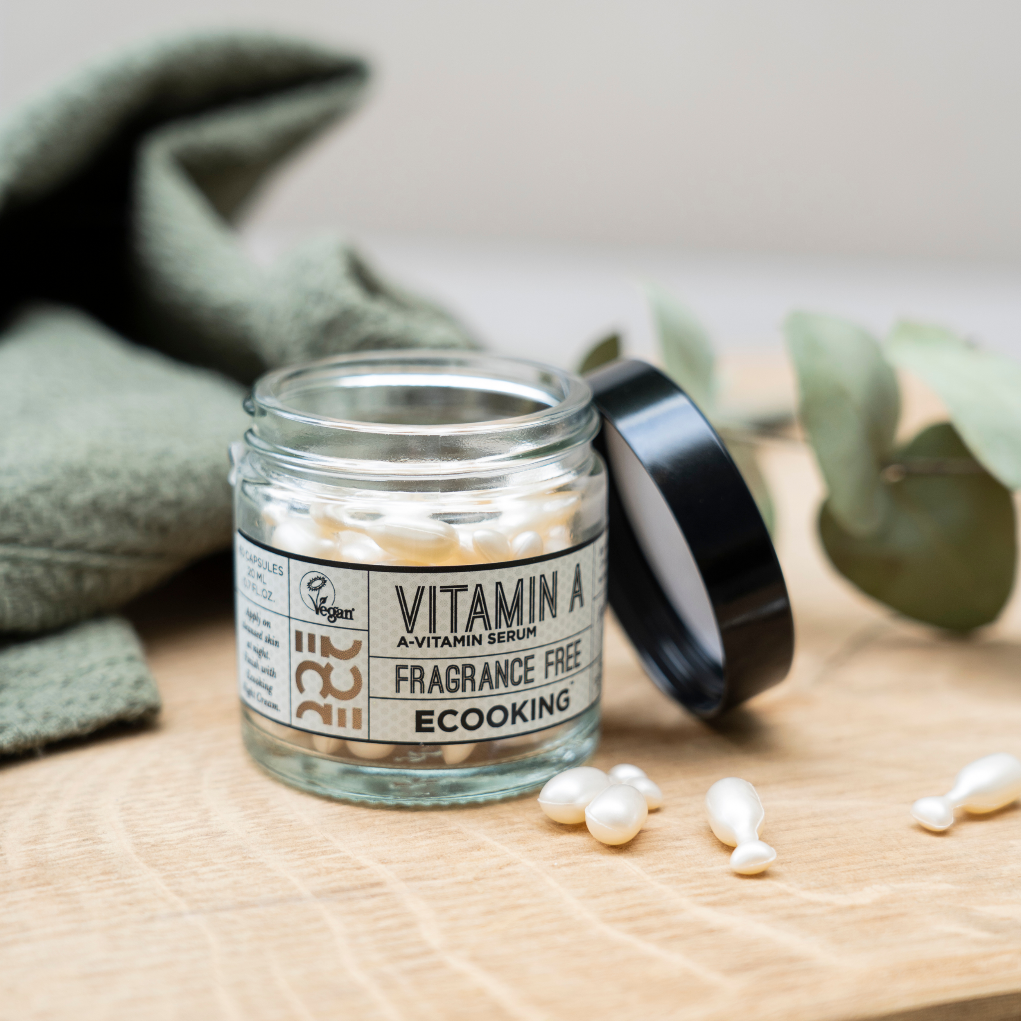  Tinh Chất Vitamin A Dạng Viên - Vitamin A Serum Fragrance Free 60 viên (Không mùi) 