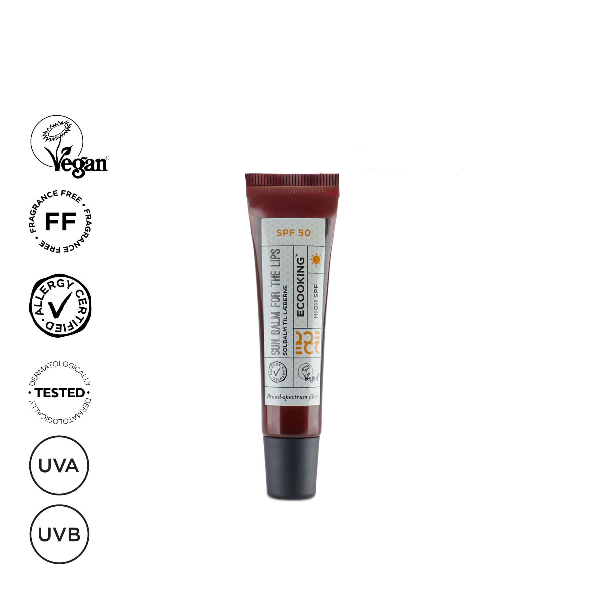  Son dưỡng môi chống nắng Sun Balm for the lips SPF50 Fragrance Free 15ml (Không mùi) 