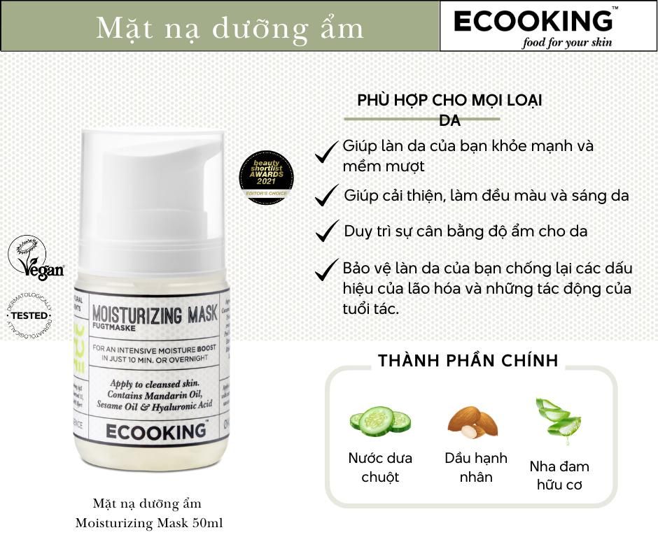  ECOOKING Mặt nạ dưỡng ẩm Moisturizing Mask 50ml 