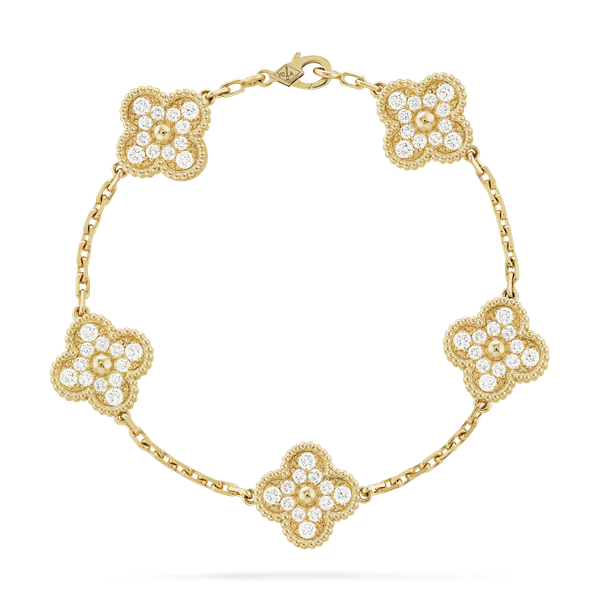  Vintage Alhambra bracelet, 5 motifs Van Cleef & Arpels 