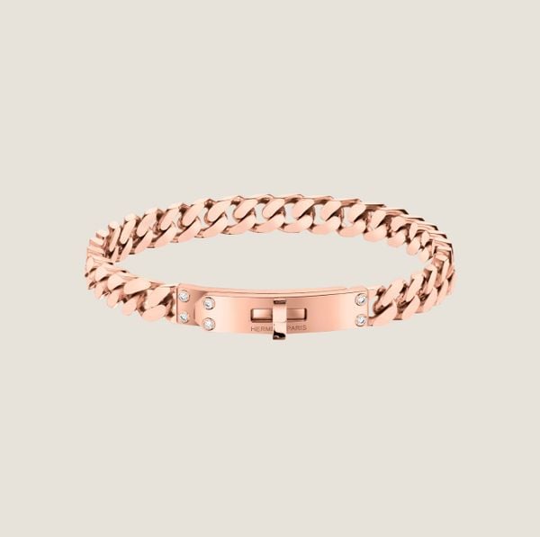  Hermes Bracelet Kelly Gourmette, very small model 