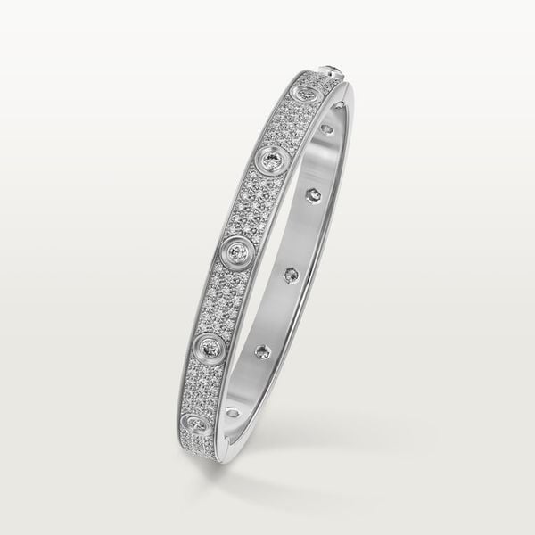  Love Bracelet Diamond Paved Cartier 