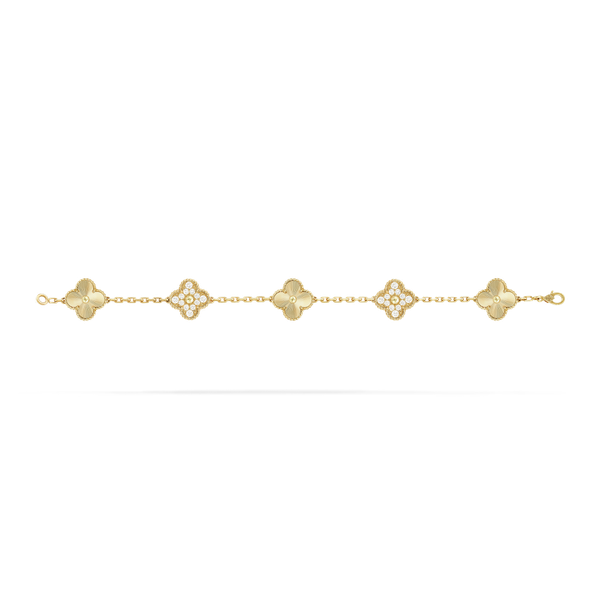  Vintage Alhambra bracelet 5 motifs Van Cleef & Arpels 