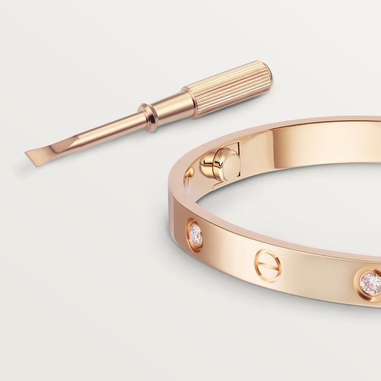 Love Bracelet 4 Diamond Cartier