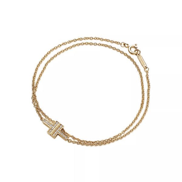  Tiffany T Double Chain Bracelet 