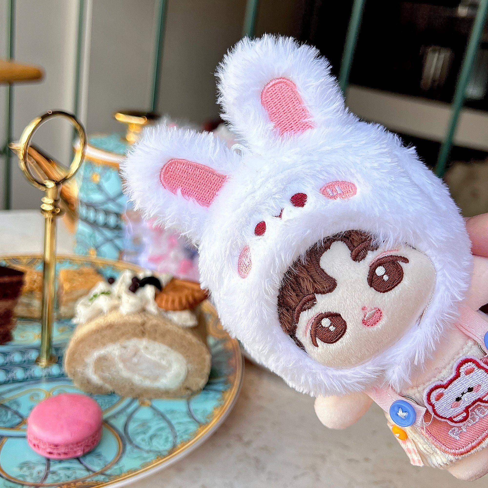 [ORDER] OF016 - OUTFIT DOLL 10CM - COMBO YẾM VÀ NÓN THÚ CƯNG 