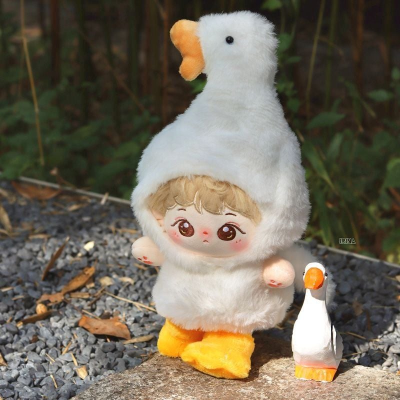  [ORDER] OUTFIT DOLL 20CM - MASCOT NGỖNG VÀ RÙA 